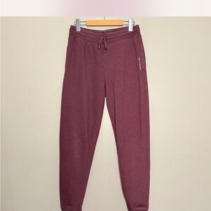 O’Neill Heather Burgundy Joggers w Drawstring Waist & Cuffed Ankles – Medium GUC